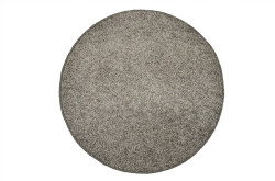 Koberec color shaggy - šedá - kruh - kruh průměr 200 cm