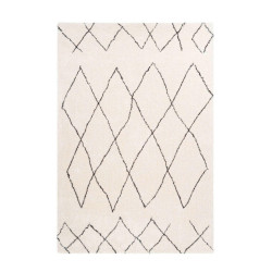 KOBEREC S VYSOKÝM VLASEM, 80/150 cm, krémová, béžová