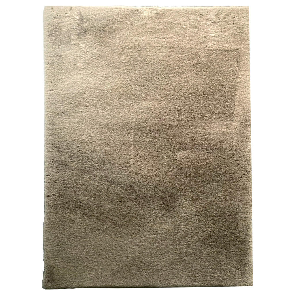 KOBEREC S VYSOKÝM VLASEM, 130/190 cm, šedohnědá