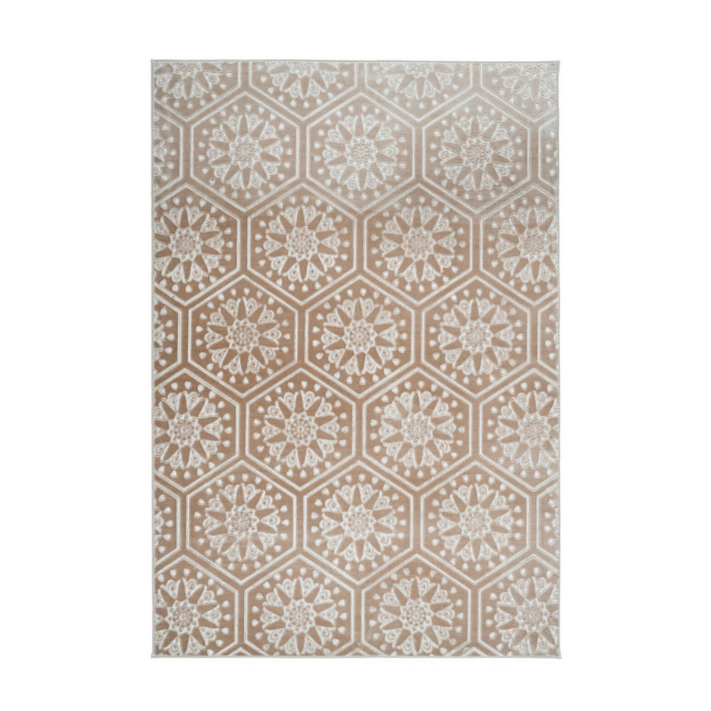 KOBEREC TKANÝ NA PLOCHO, 120/170 cm, šedohnědá