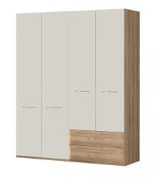 Kombinovaná skříň 4d i hagop-ořech pacifik/béžová - základní