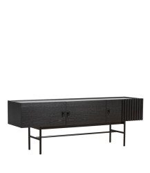 Komoda "Array", 150 x 53 cm, 2 varianty - Woud Varianta: dub, černý