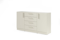 Komoda Braga BRK1 Barva korpusu: Kašmír, Úchytky: Plastové - základní