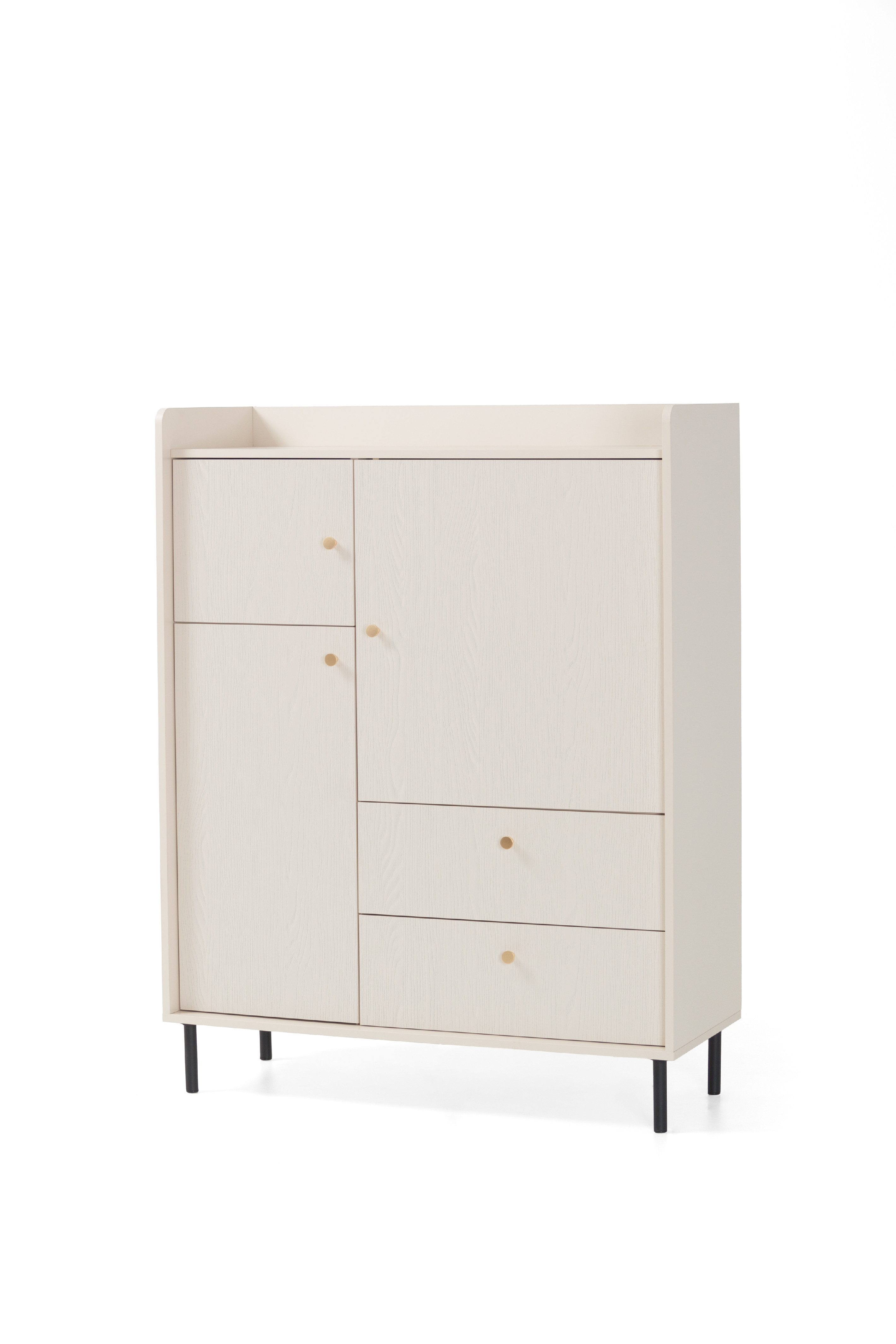 Komoda Grande GR1 Barva korpusu + barva dveří: Pískově béžová (hladké + struktura)