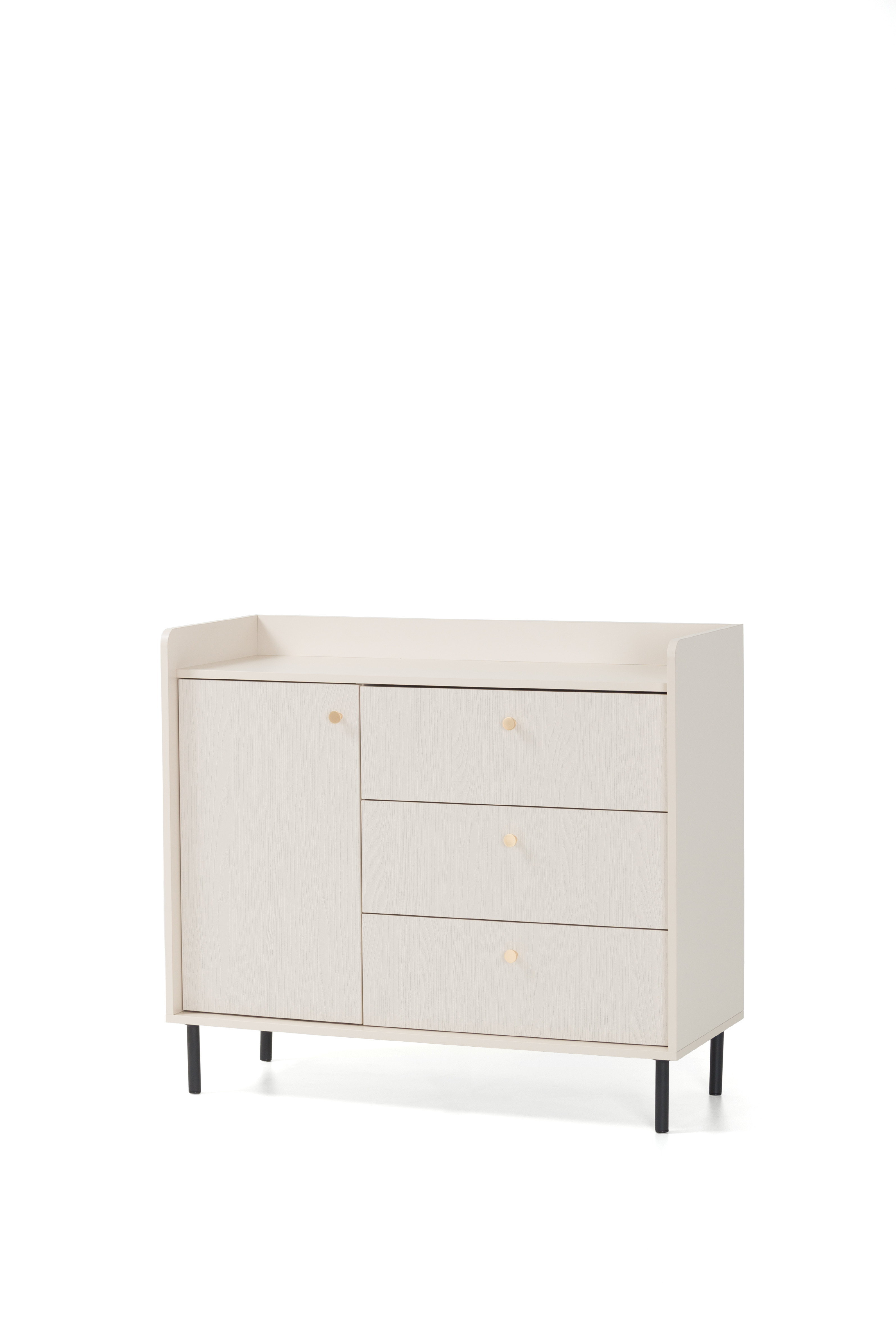 Komoda Grande GR6 Barva korpusu + barva dveří: Pískově béžová (hladké + struktura)