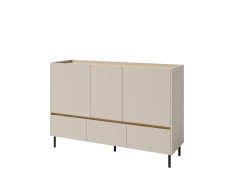 Komoda Luca LC7 Barva korpusu + barva dveří: Pískově béžová / Dub olejovaný