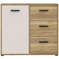 Komoda Mokkaro MOKK221L-M802 písek/dub mauvella
