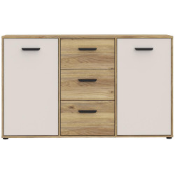 Komoda Mokkaro MOKK231-M802 písek/dub mauvella