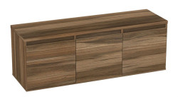 Komoda s 3 kontejnerovými zásuvkami rea amy 12 - ořech rockpile