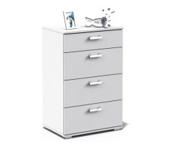 Komoda se zásuvkami rea sisa 10 – bílá