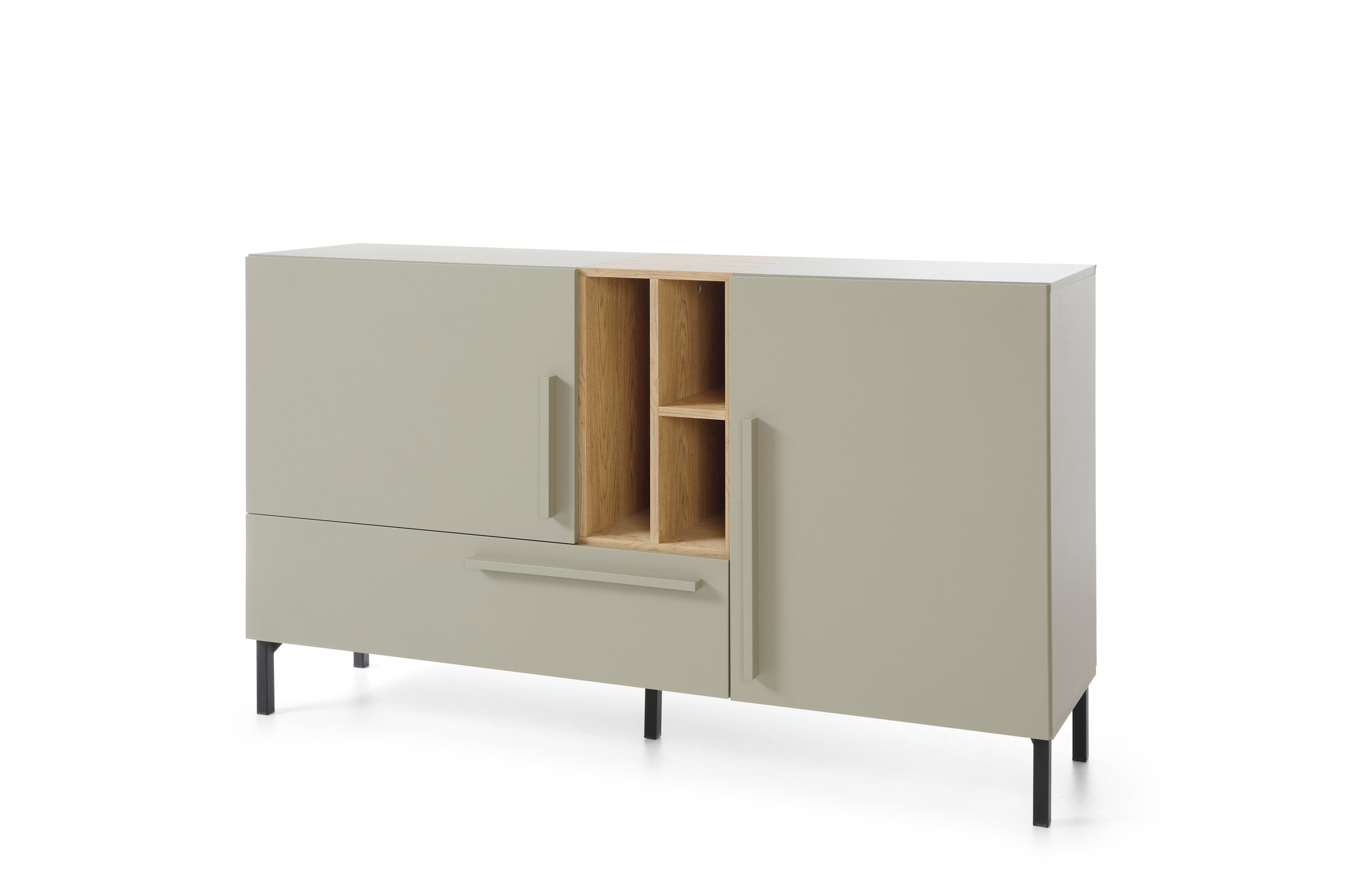 Komoda Sergio SE6 Barva korpusu + barva dveří: Eukaliptus / Dub Baltic Dune