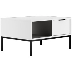Konferenční stolek 80 Austin bílá/černá