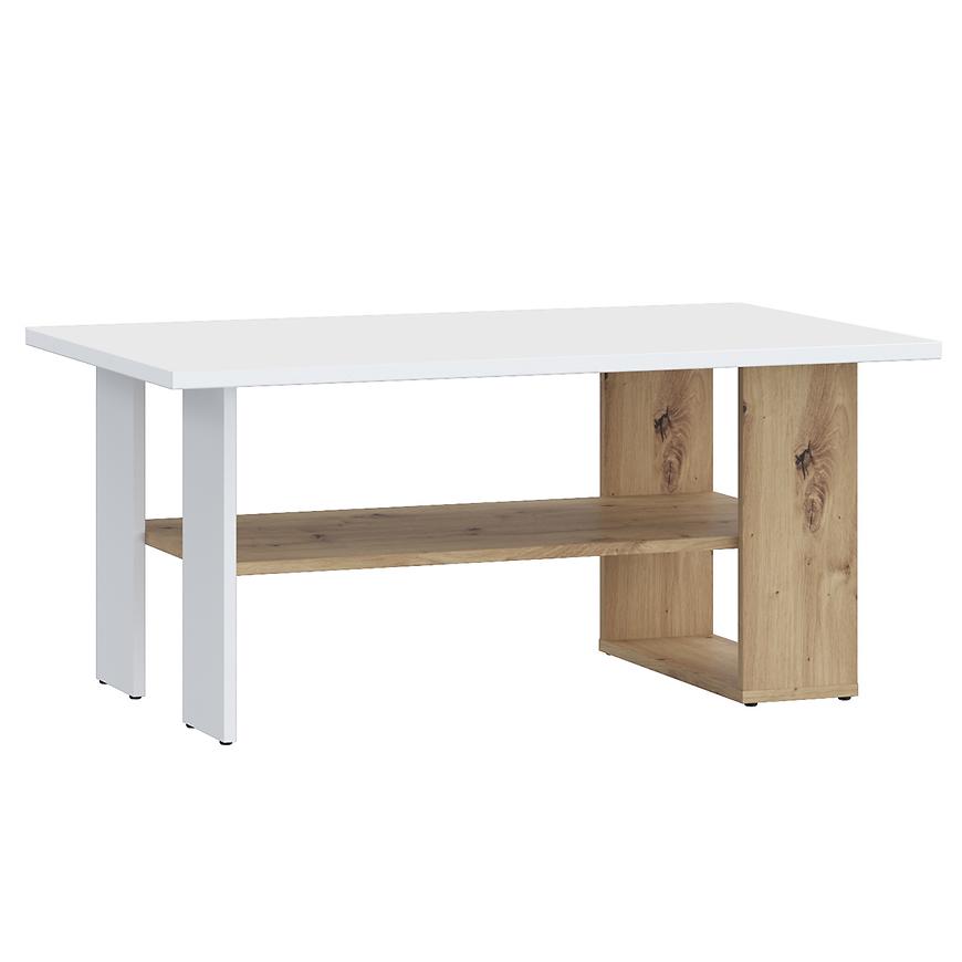 Konferenční stolek Caldicot CFTT5210-M256 bílá/dub artisan