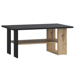 Konferenční stolek Caldicot CFTT5210-M922 černý/dub artisan