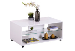 Konferenční stolek carter - bílá