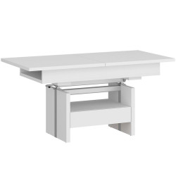Konferenční stolek Cortado CRTT02 1S se zvedákem bílý alpský