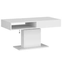 Konferenční stolek Cortado CRTT04 1S se zvedákem bílý alpský