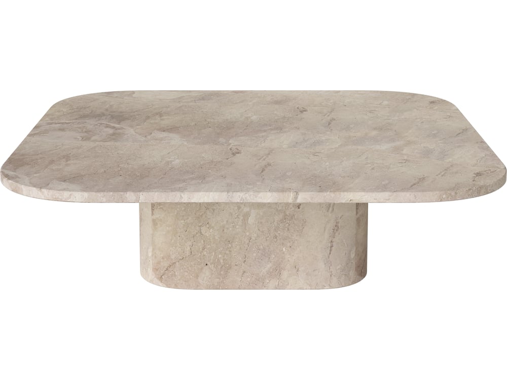 Konferenční stolek Eida 100 x 100 cm, více variant - Bolia Varianta: Beige marble, výška 28 cm