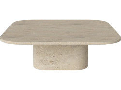 Konferenční stolek Eida 100 x 100 cm, více variant - Bolia Varianta: Sand Travertine, výška 32 cm
