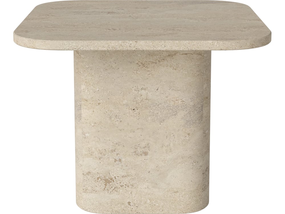 Konferenční stolek Eida 55 x 55 cm, více variant - Bolia Varianta: Sand Travertine