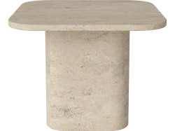 Konferenční stolek Eida 55 x 55 cm, více variant - Bolia Varianta: Sand Travertine