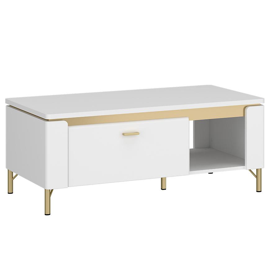 Konferenční stolek Lazio LAZT01 U008/U080 1S bílý alpský