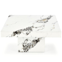 Konferenční stolek Monolit bílá mramor 80