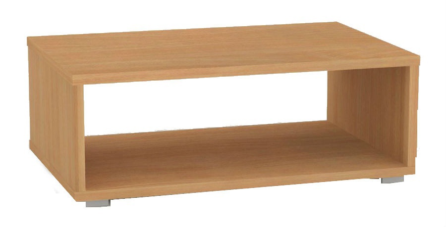 Konferenční stolek rea play 2 - buk - s kolečky/bez koleček