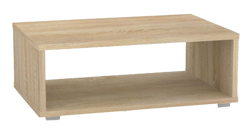 Konferenční stolek rea play 2 - dub bardolino - s kolečky/bez koleček