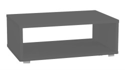 Konferenční stolek rea play 2 - graphite - s kolečky/bez koleček