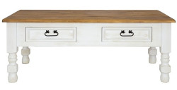 Konferenční stolek selský mes 07 - k13 bělená borovice