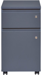 Kontejner na kolečkách player - šedá