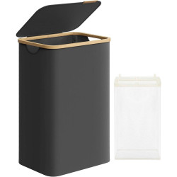 KOŠ NA PRÁDLO, černá