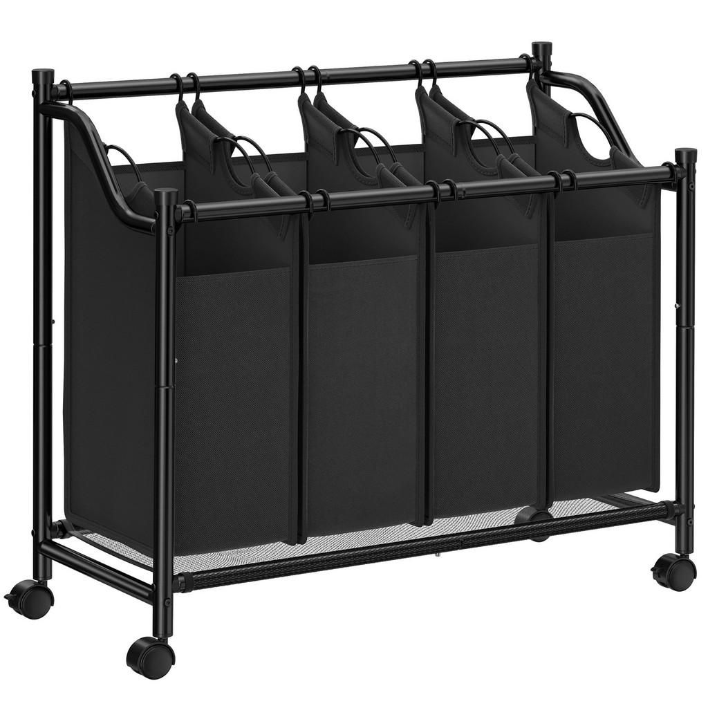 KOŠ NA ŠPINAVÉ PRÁDLO, černá