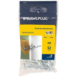 Kotva do sádrokartonu SM 10 se šroubem M5x52 mm (6 ks)