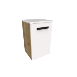 Koupelnová komoda Songa 30 bílý/dub