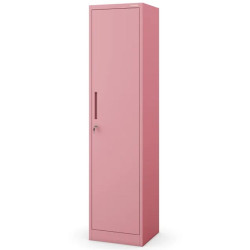 Kovová Kancelářská Skříň Alex pastelově růžové