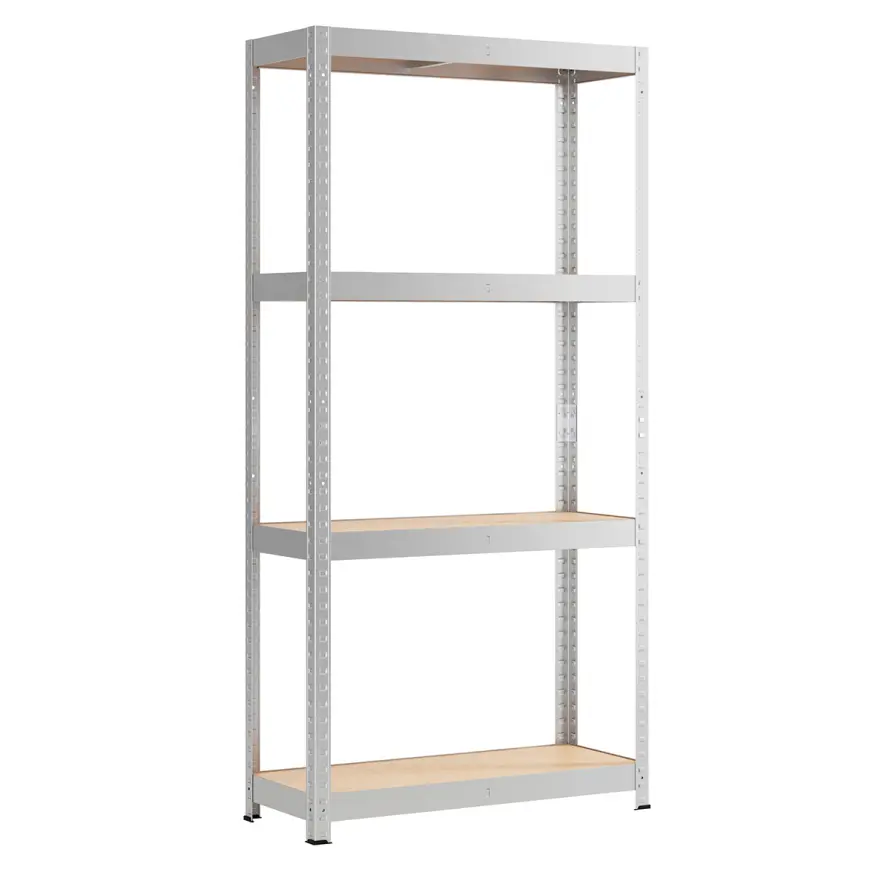 Kovový skladový regál 175 pozink 150x70x30 - 4 police/175 kg