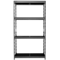 Kovový zásuvný regál Rivet Outdoor 180x100x38 cm – 4 police/80 kg