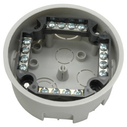 Krabice pod omítku s víčkem a svorkovnicí ø 71/43