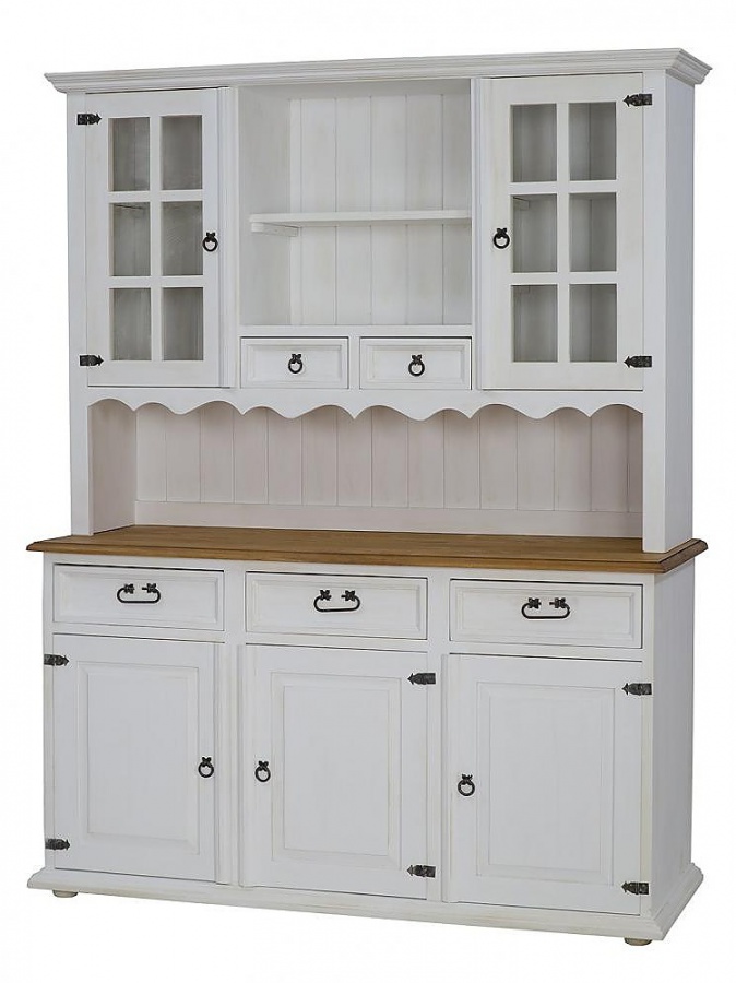 Kredenc z masivu vit 104 slim - k09 přírodní borovice