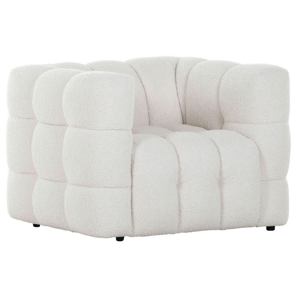 KŘESLO, textil, bílá