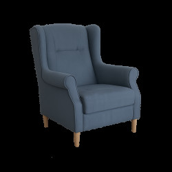 Křeslo Aneres látka: Shanghai Jeans