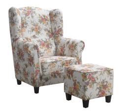 Křeslo As s taburetem Sandiano 2111 Provedení: Pouze křeslo, Nožičky: Wenge, látka: WM-62