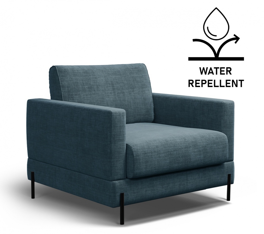 Křeslo blair - výběr potahu - voděodoloné