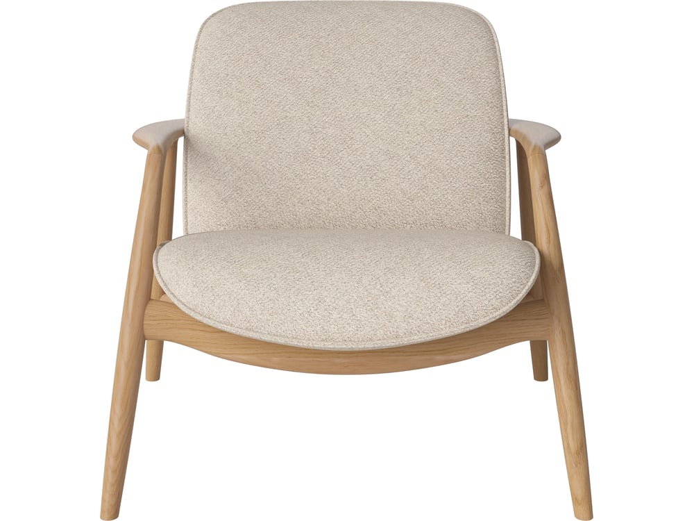 Křeslo Bowie, více variant - Bolia Varianta: olejovaný dub, Látka: kolekce Monza | barva - béžová