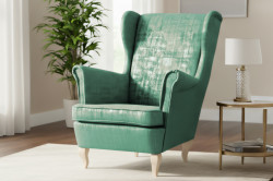 Křeslo Bresso - látka Mafera látka: Mafera 28 - zelená