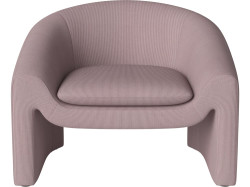 Křeslo Mielo, více variant - Bolia Varianta: Linea - Velvet & corduroy, Rosa