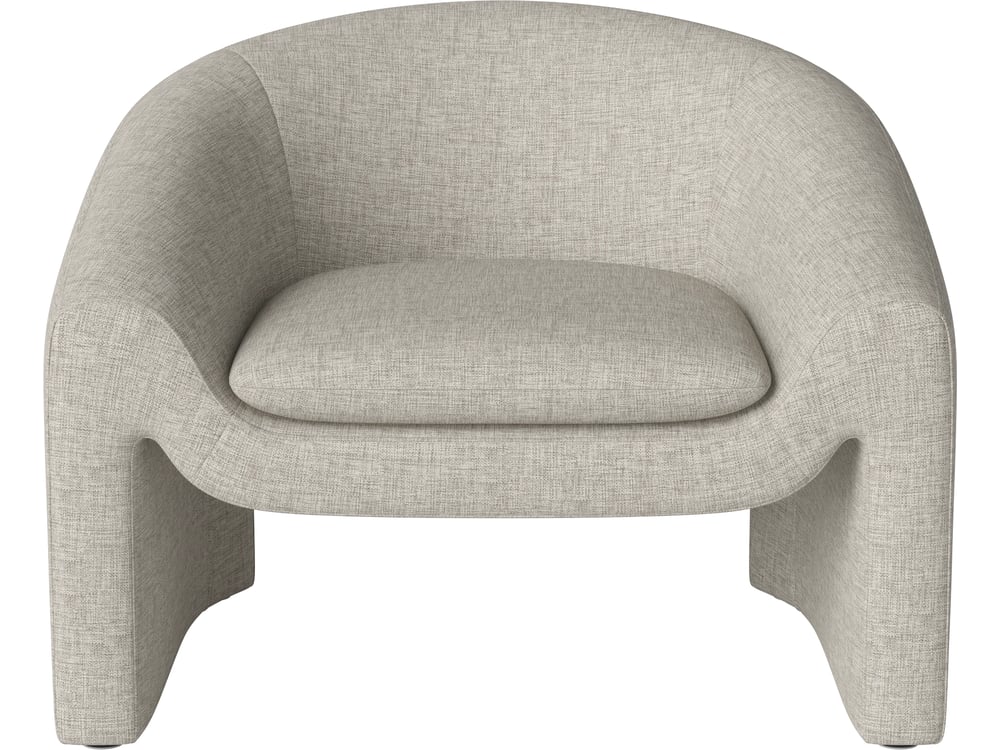 Křeslo Mielo, více variant - Bolia Varianta: Nantes - Smooth weave, Sand