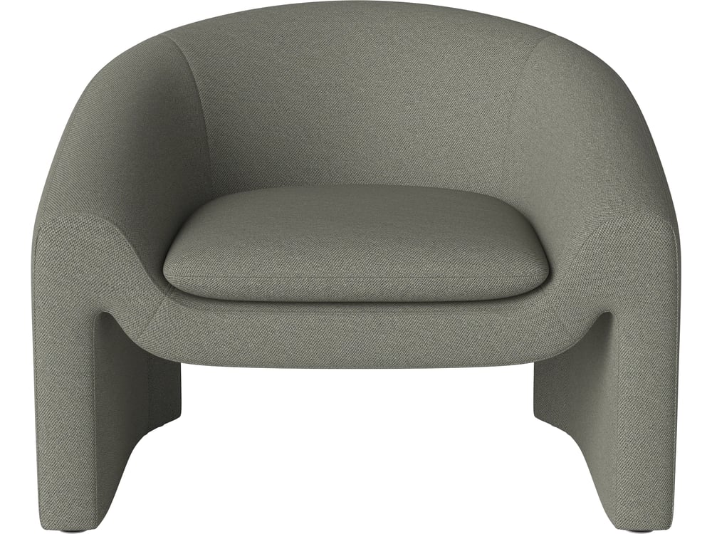 Křeslo Mielo, více variant - Bolia Varianta: Revi - Bouclé & texture, Green